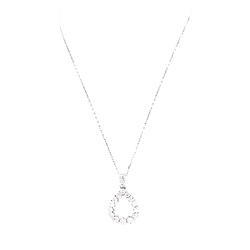 Collier Pendentif en or blanc et diamant - Castafiore