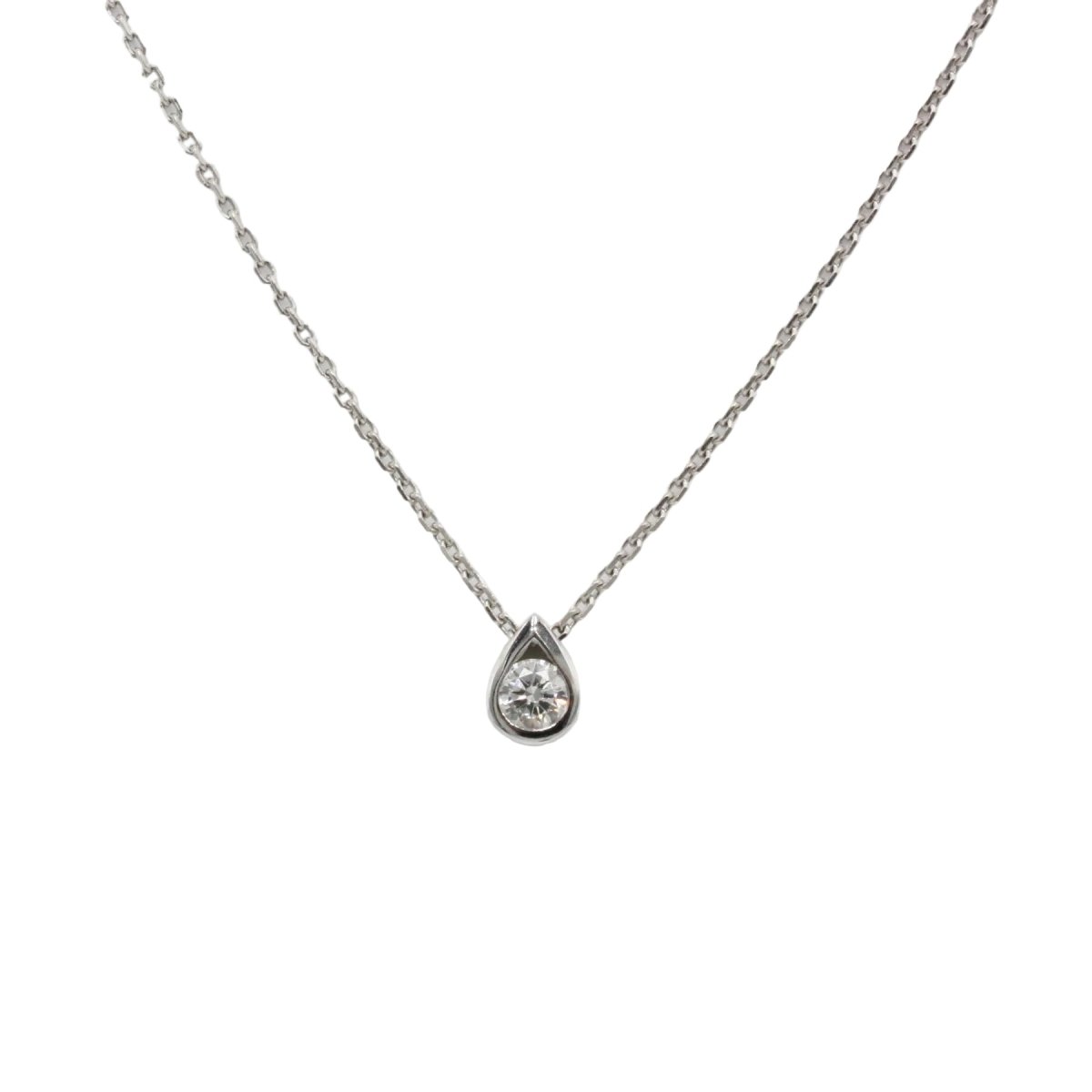 Collier Pendentif en or blanc et diamant - Castafiore