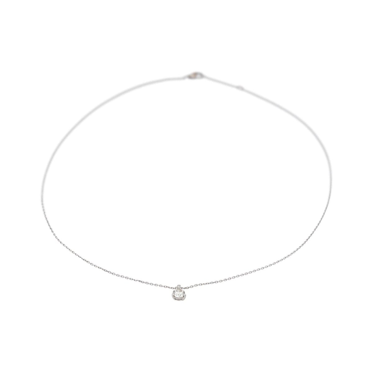 Collier Pendentif en or blanc et diamant - Castafiore