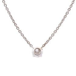 Collier Pendentif en or blanc et diamant - Castafiore