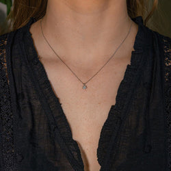 Collier Pendentif en or blanc et diamant - Castafiore