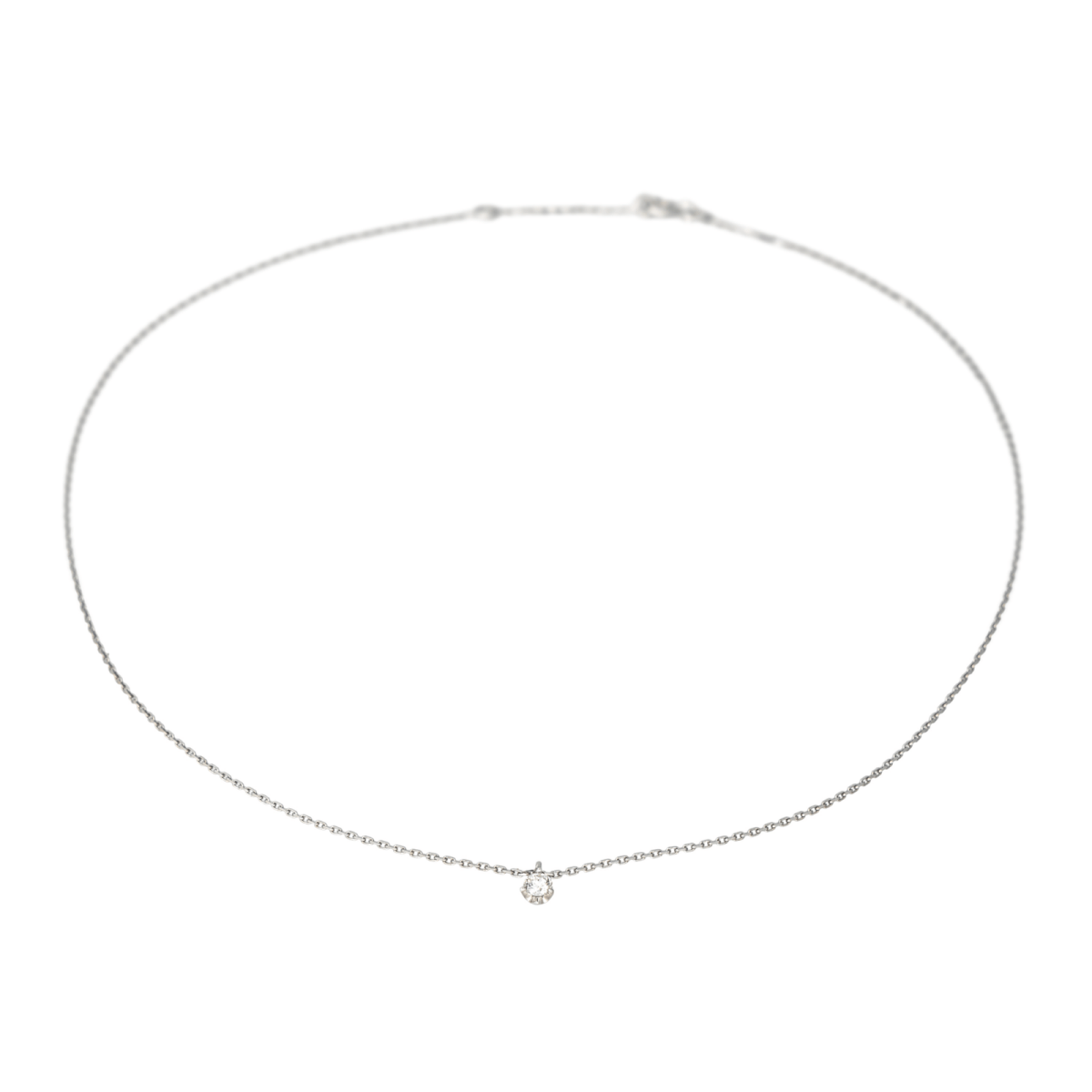 Collier Pendentif en or blanc et diamant - Castafiore