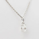 Collier pendentif en or blanc et diamant - Castafiore