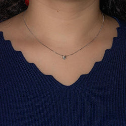 Collier Pendentif en or blanc et diamant - Castafiore