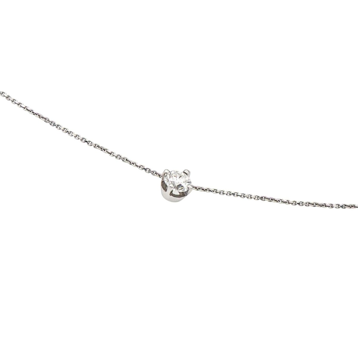 Collier Pendentif en or blanc et diamant - Castafiore