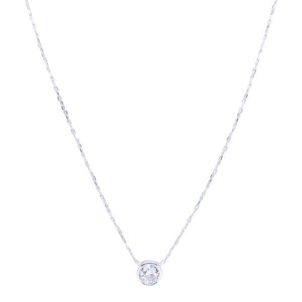 Collier Pendentif en or blanc et diamant - Castafiore