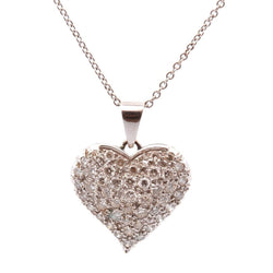Collier Pendentif en or blanc et diamants - Castafiore