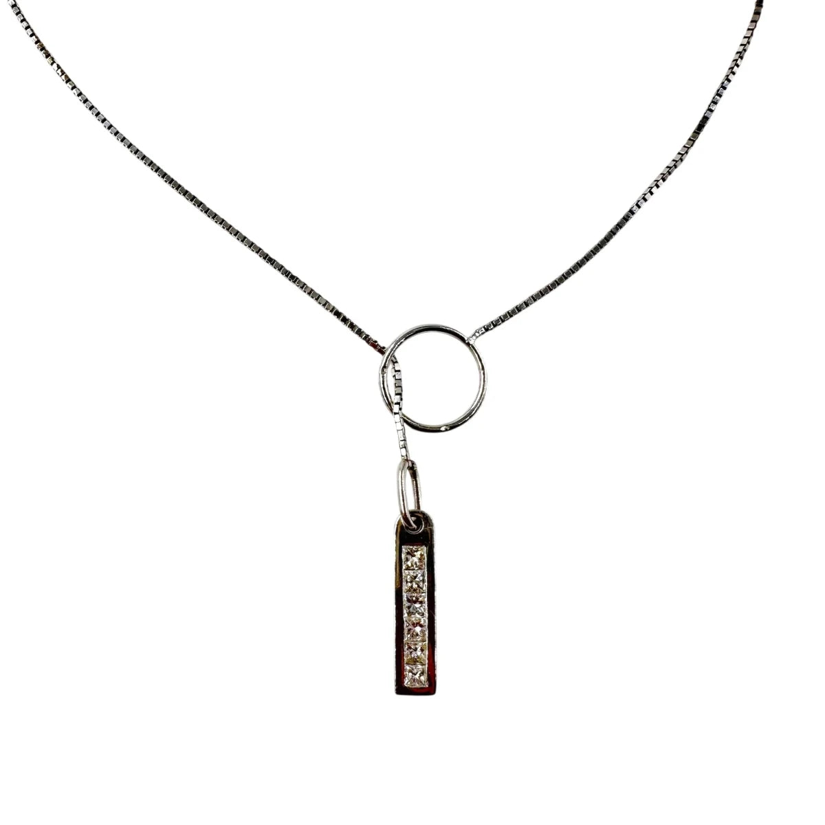 Collier Pendentif en or blanc et diamants - Castafiore