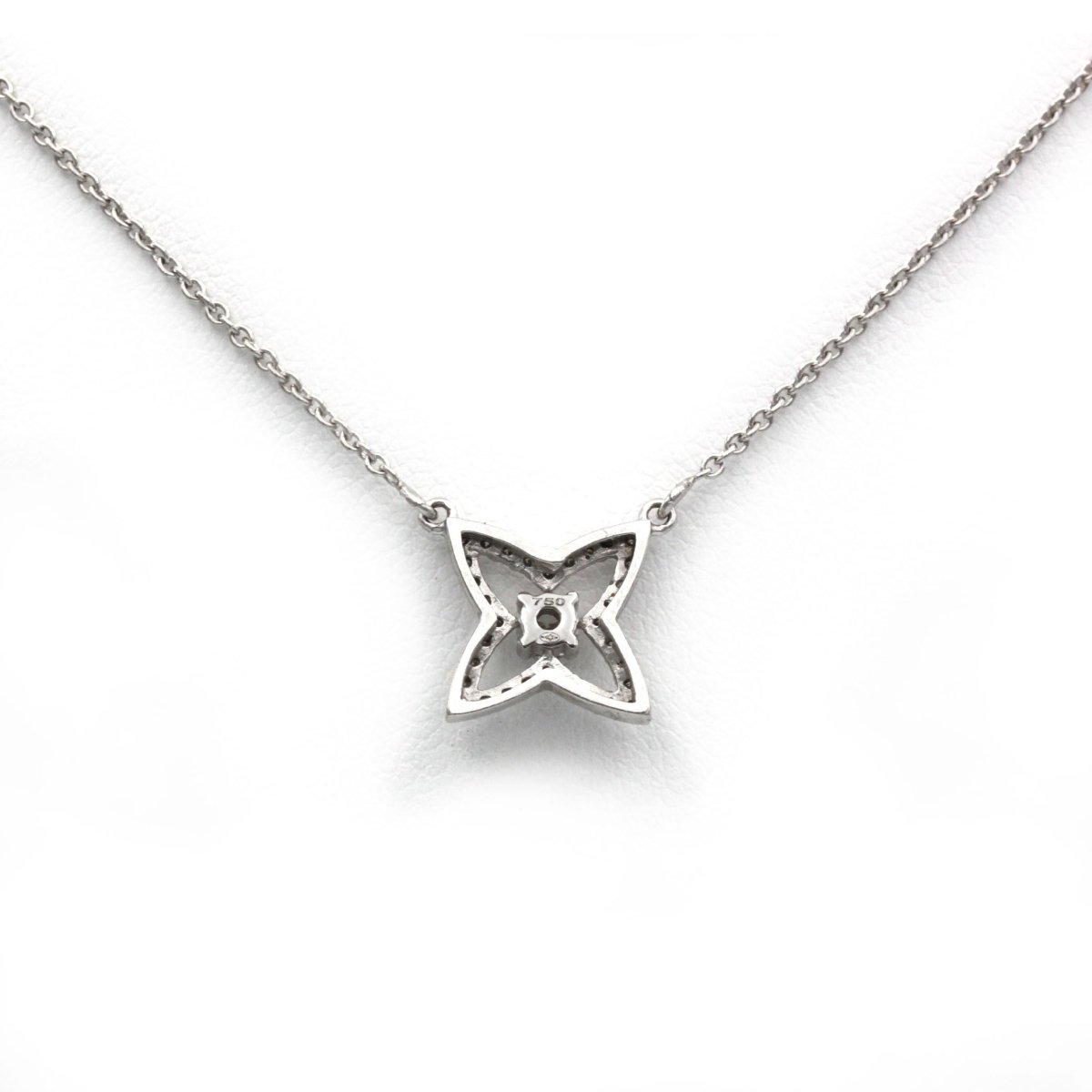 Collier Pendentif - Or blanc & Diamants