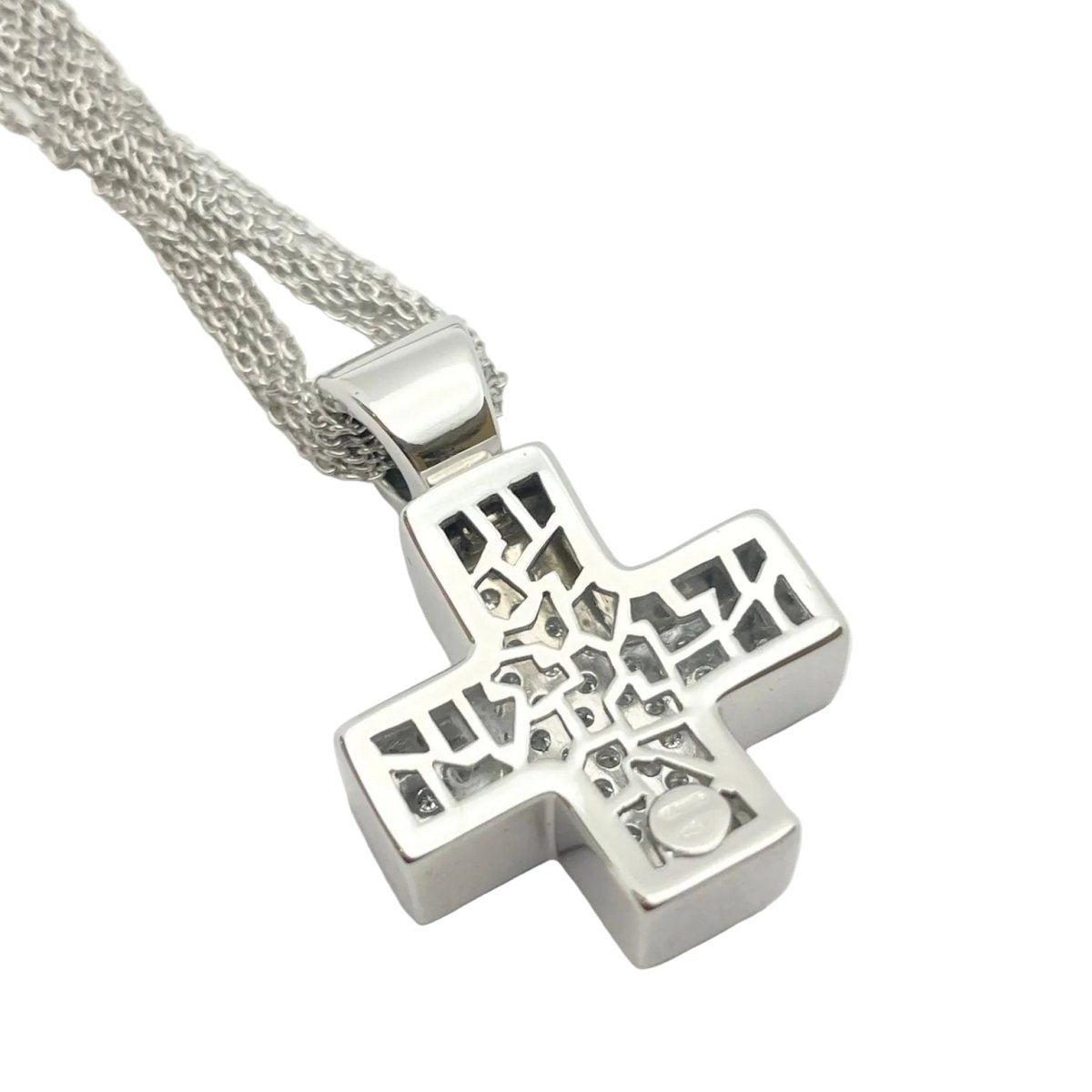 Collier Pendentif en or blanc et diamants - Castafiore