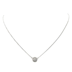 Collier Pendentif en or blanc et diamants - Castafiore