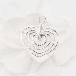 Collier Pendentif en or blanc et diamants - Castafiore