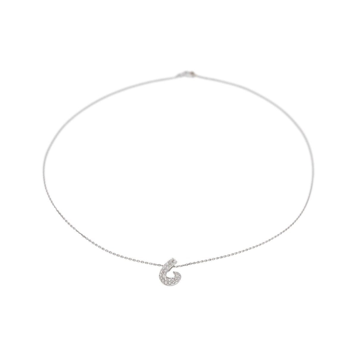 Collier Pendentif en or blanc et diamants - Castafiore