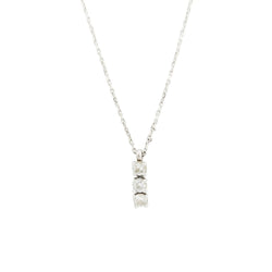 Collier Pendentif en or blanc et diamants - Castafiore