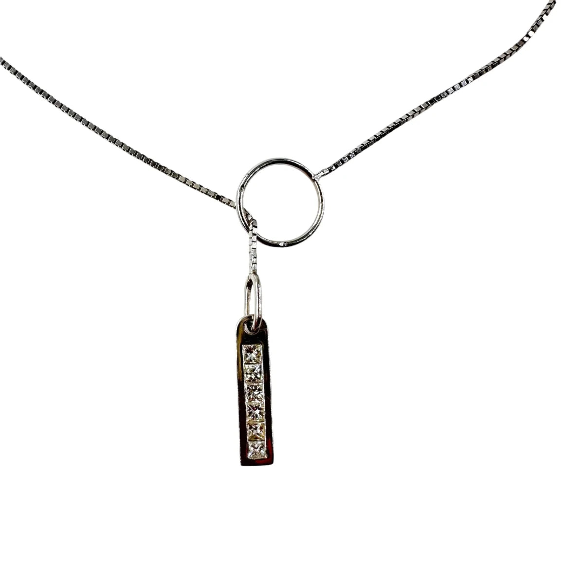 Collier Pendentif en or blanc et diamants - Castafiore