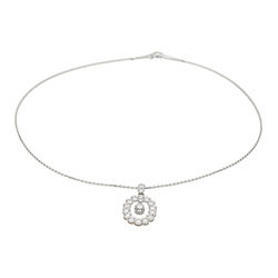 Collier Pendentif en or blanc et diamants - Castafiore