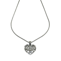 Collier Pendentif en or blanc et diamants - Castafiore