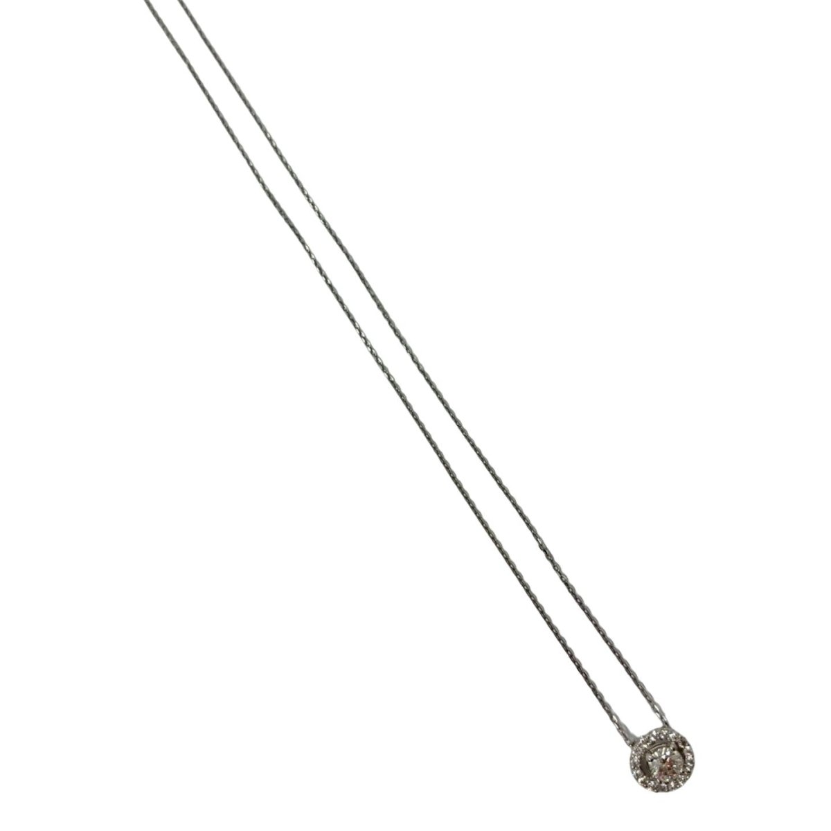 Collier Pendentif en or blanc et diamants - Castafiore