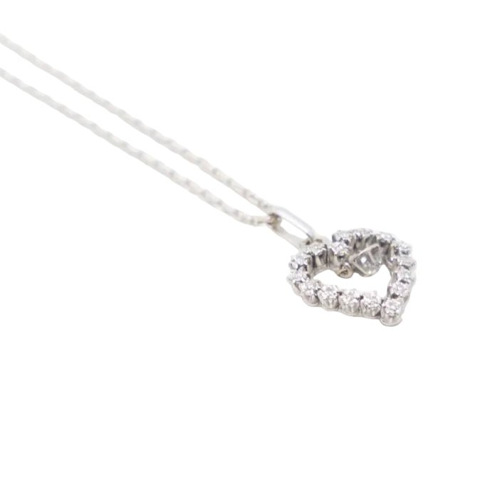 Collier Pendentif en or blanc et diamants - Castafiore