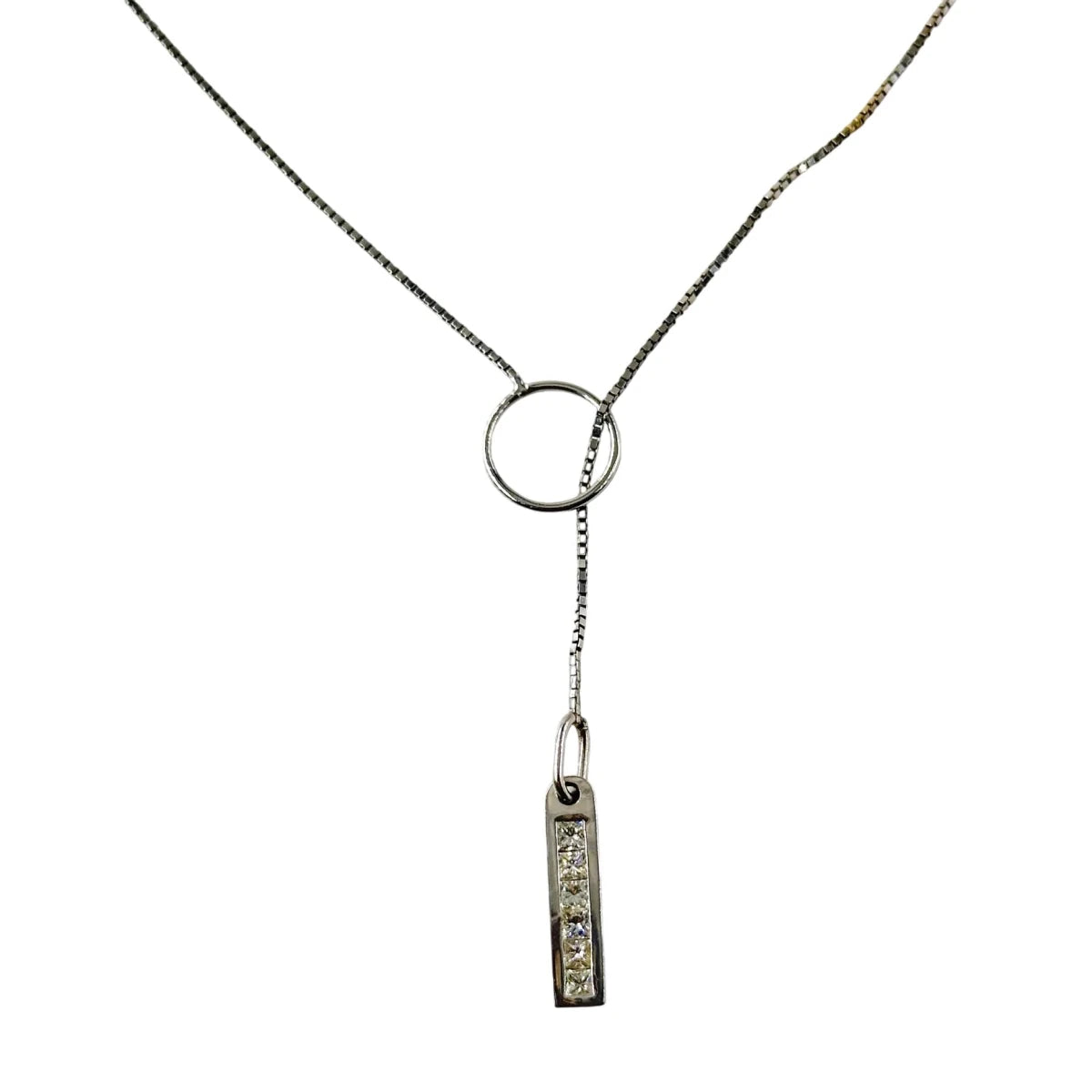 Collier Pendentif en or blanc et diamants - Castafiore