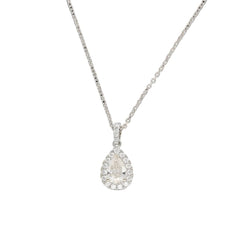 Collier Pendentif en or blanc et diamants - Castafiore