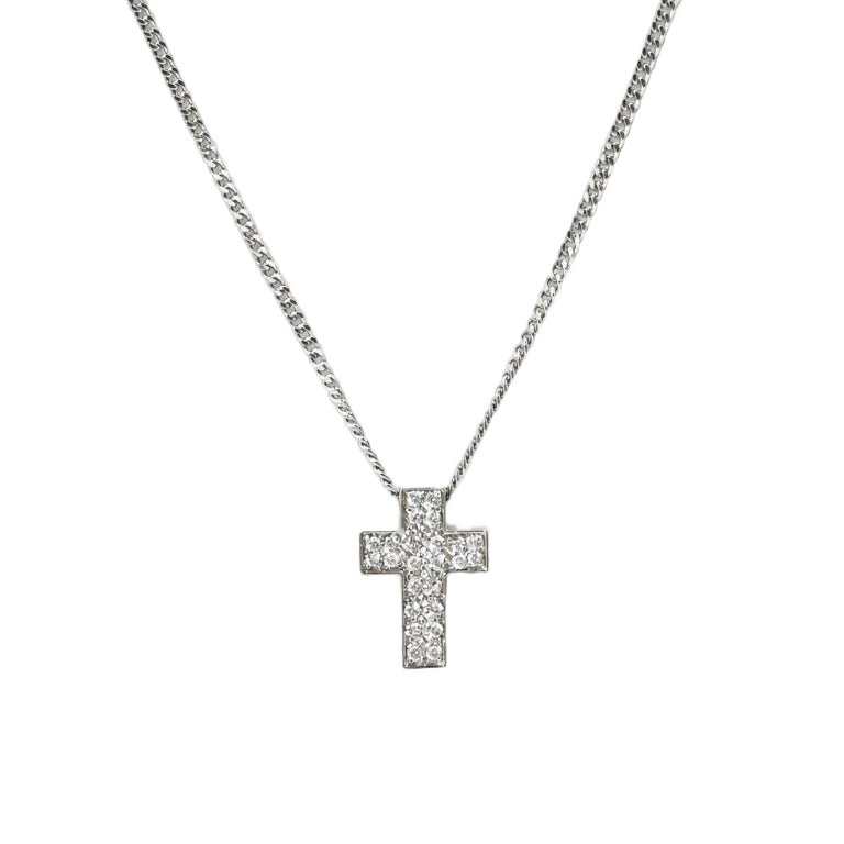 Collier Pendentif en or blanc et diamants - Castafiore