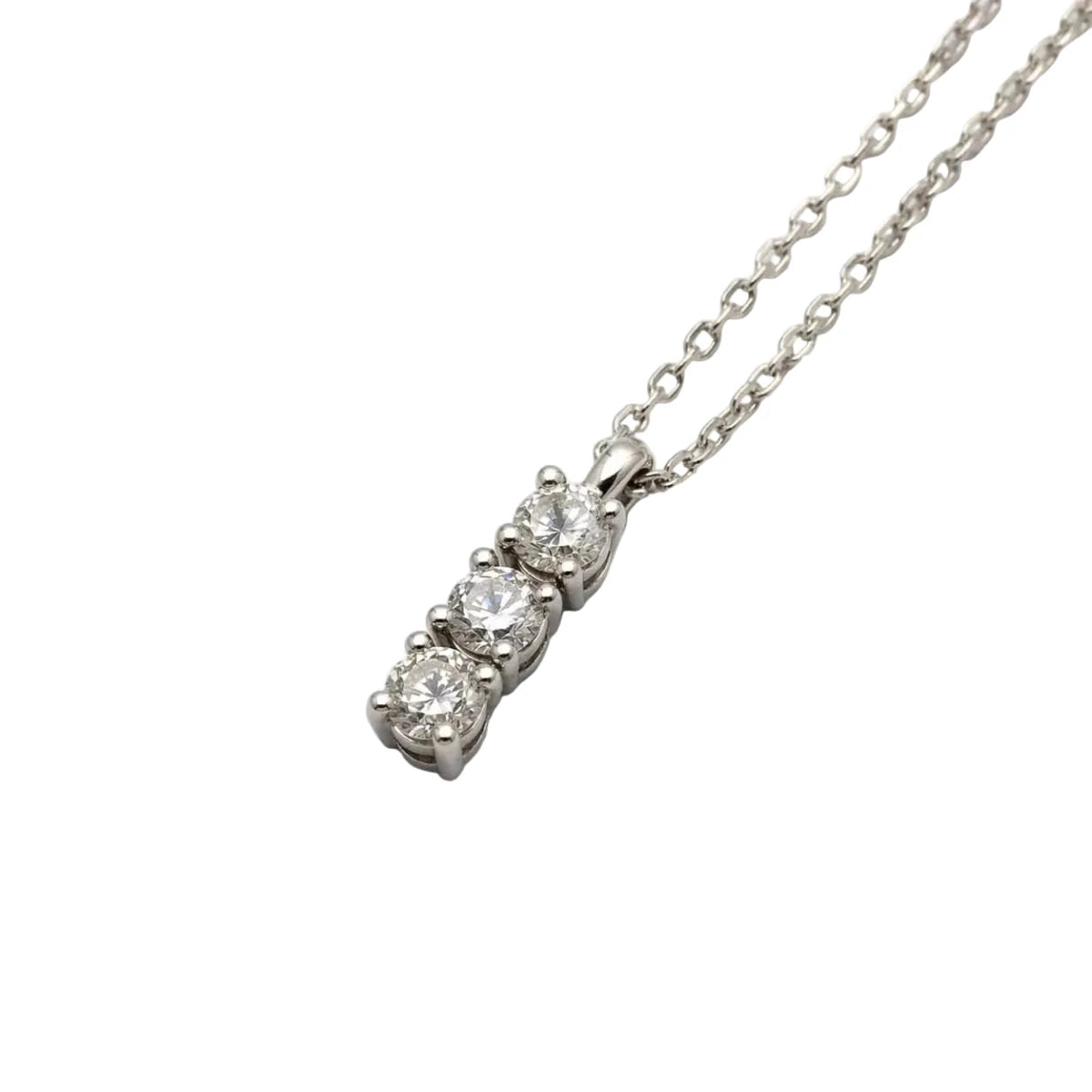 Collier Pendentif en or blanc et diamants - Castafiore
