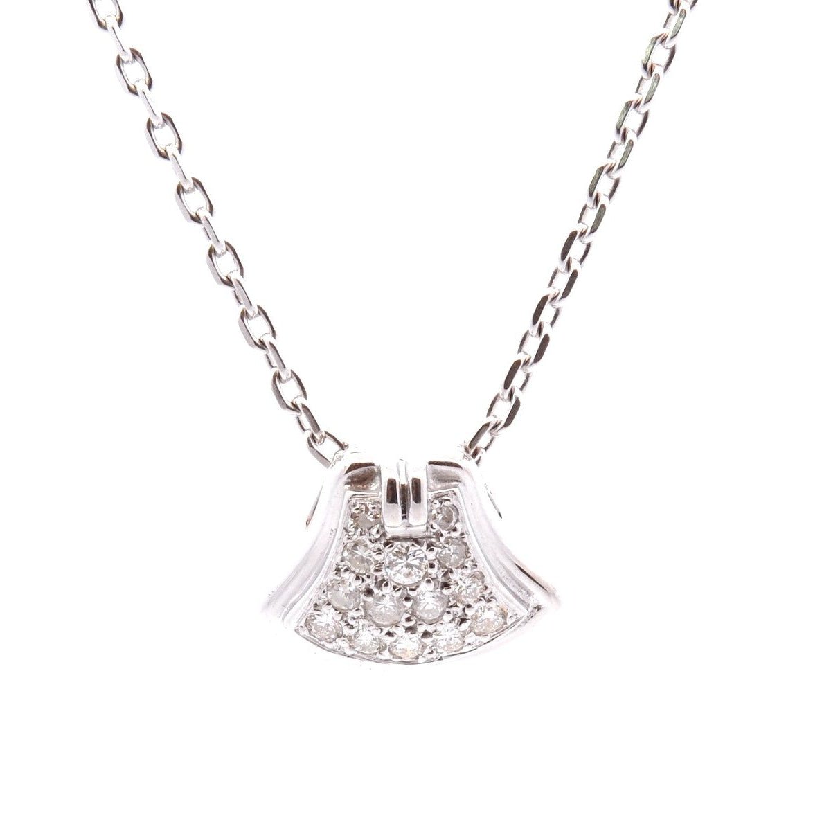 Collier Pendentif en or blanc et diamants - Castafiore