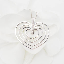 Collier Pendentif en or blanc et diamants - Castafiore