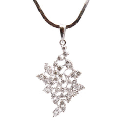 Collier Pendentif en or blanc et diamants - Castafiore