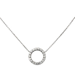Collier Pendentif en or blanc et diamants - Castafiore