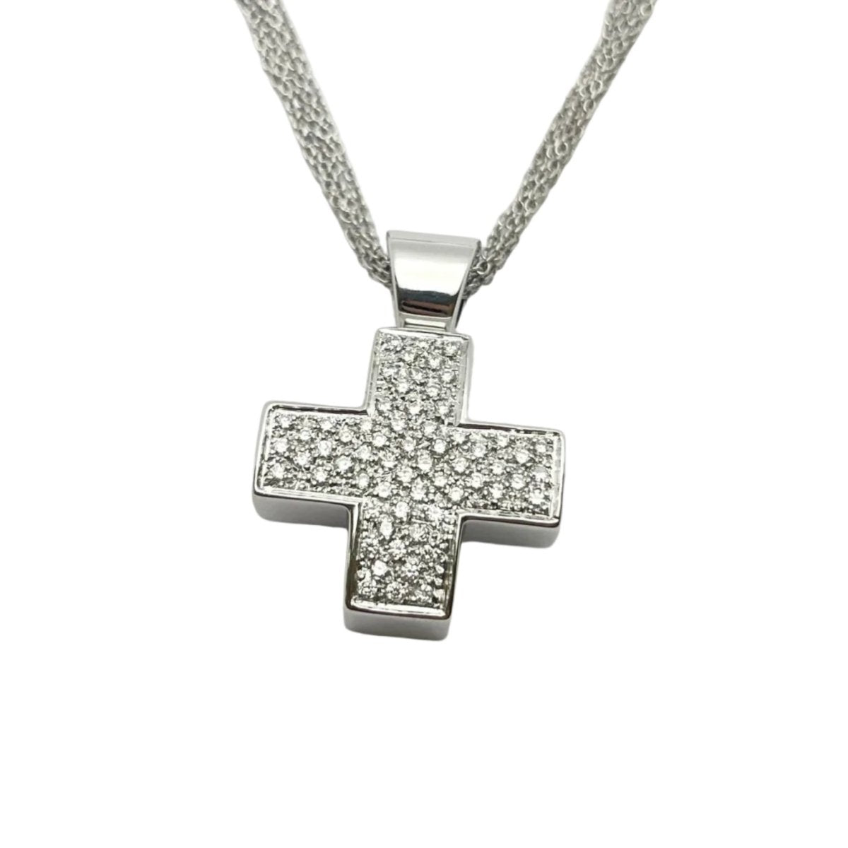 Collier Pendentif en or blanc et diamants - Castafiore