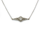 Collier Pendentif en or blanc et diamants - Castafiore