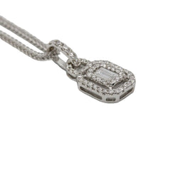 Collier Pendentif en or blanc et diamants - Castafiore