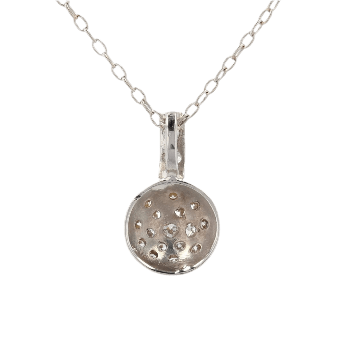 Collier Pendentif en or blanc et diamants - Castafiore