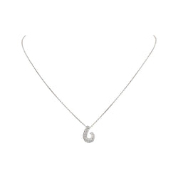 Collier Pendentif en or blanc et diamants - Castafiore