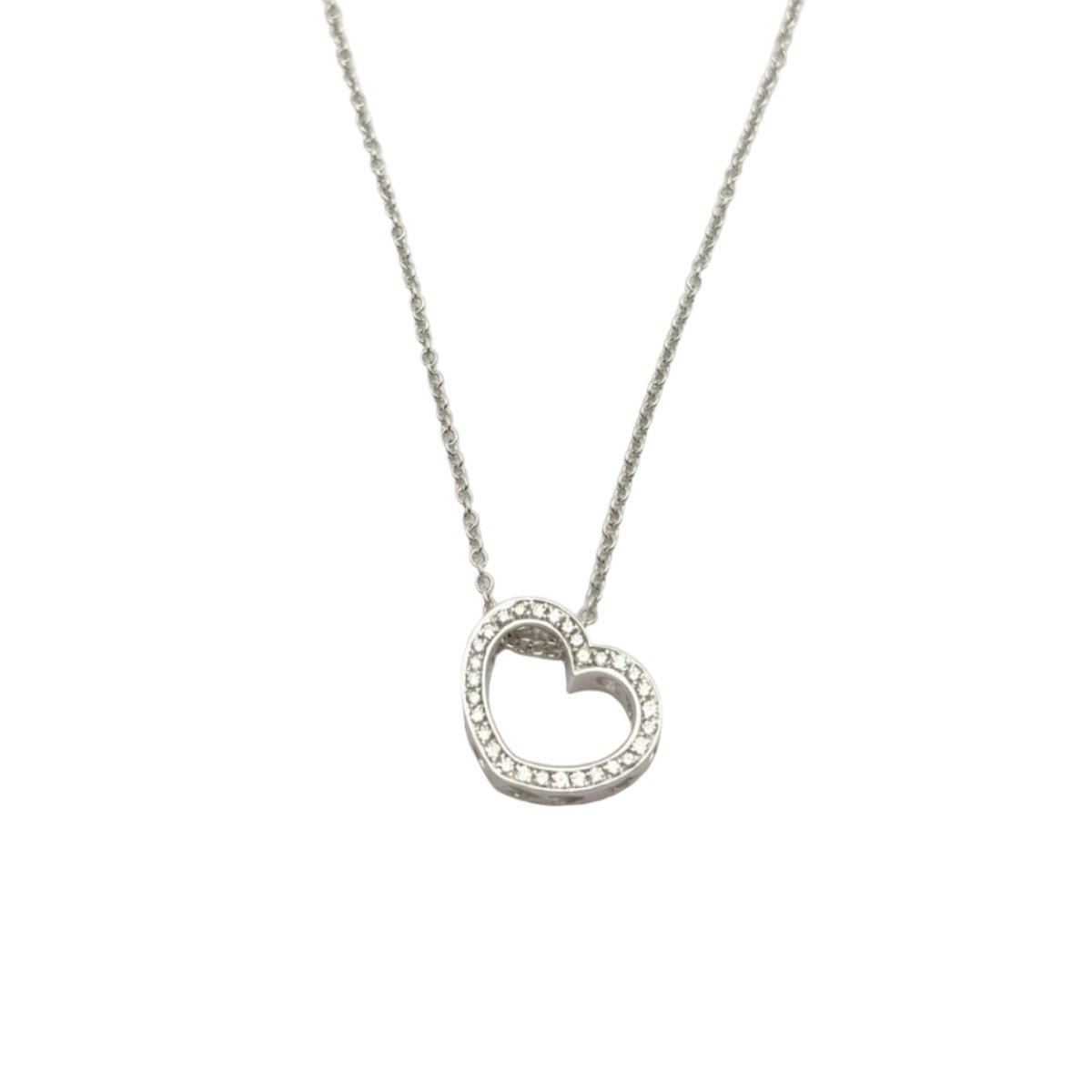 Collier Pendentif en or blanc et diamants - Castafiore
