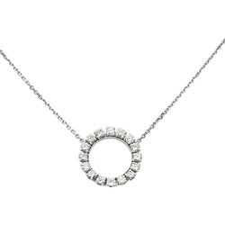 Collier Pendentif en or blanc et diamants - Castafiore