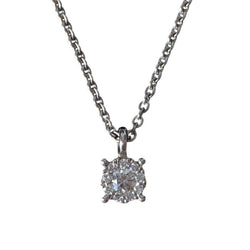 Collier Pendentif en or blanc et diamants - Castafiore