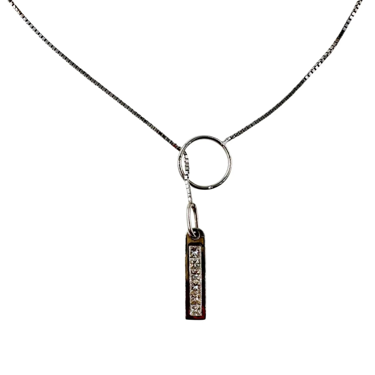Collier Pendentif en or blanc et diamants - Castafiore