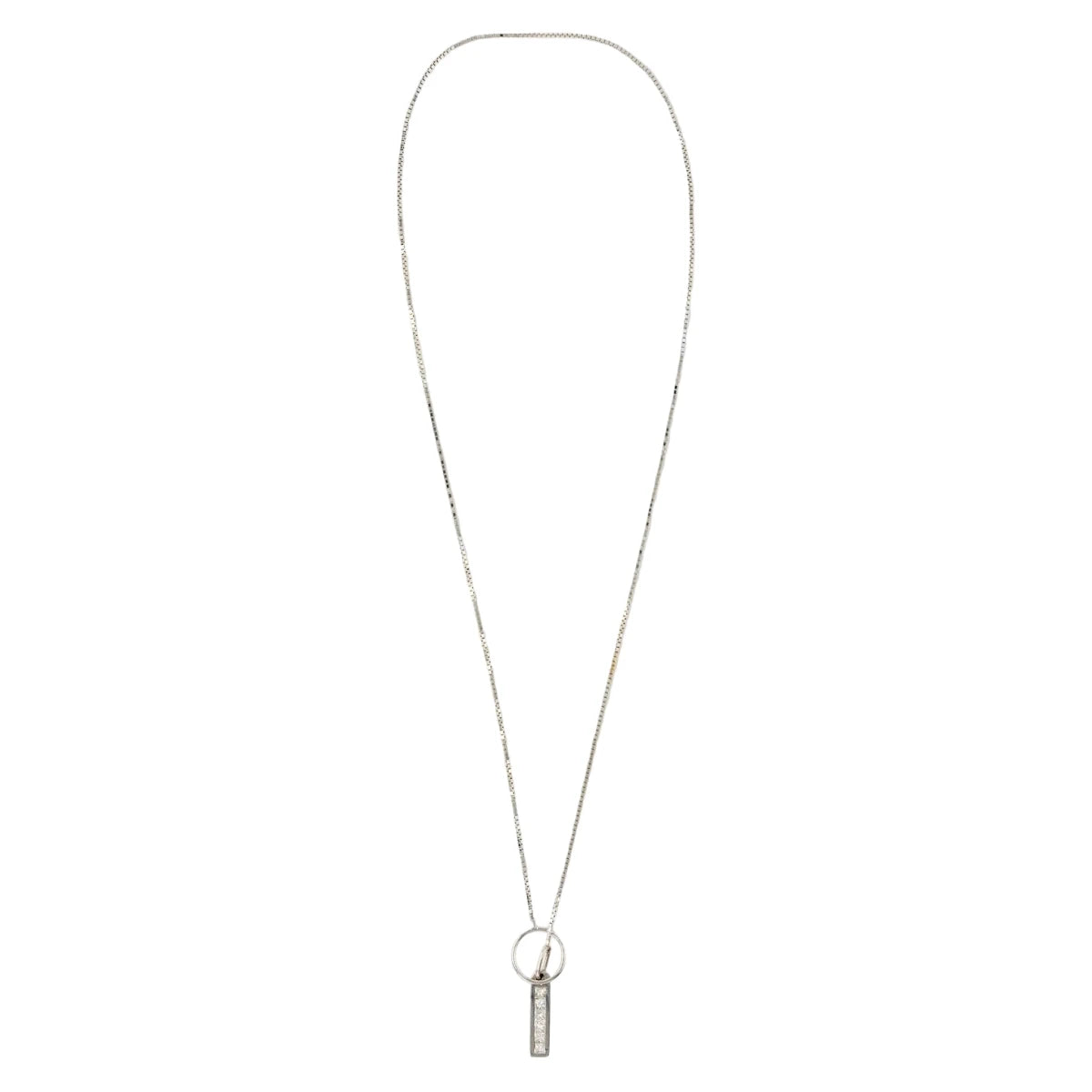 Collier Pendentif en or blanc et diamants - Castafiore
