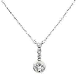 Collier Pendentif en or blanc et diamants - Castafiore