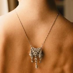 Collier Pendentif en or blanc et diamants - Castafiore