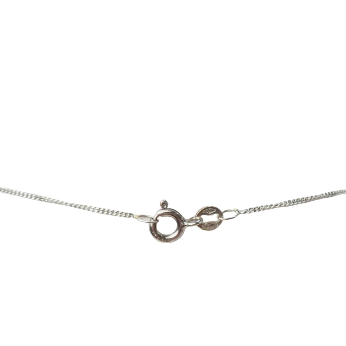 Collier Pendentif en or blanc et saphir - Castafiore