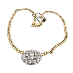 Collier Pendentif en or blanc, or jaune et diamants - Castafiore