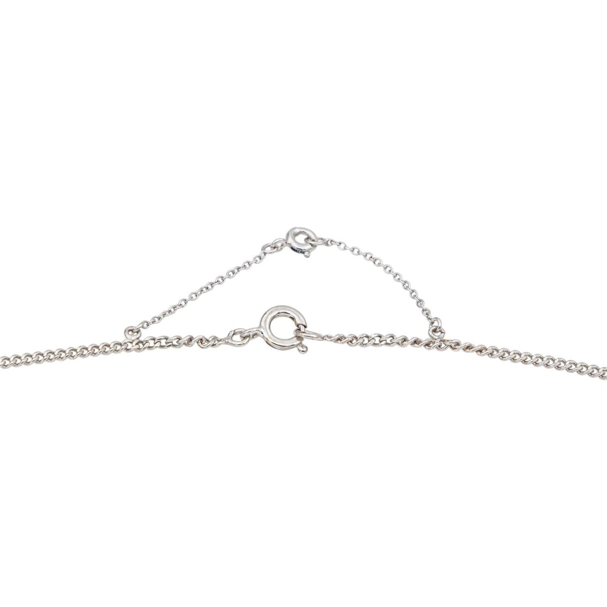 Collier Pendentif en or blanc, saphir et diamants - Castafiore