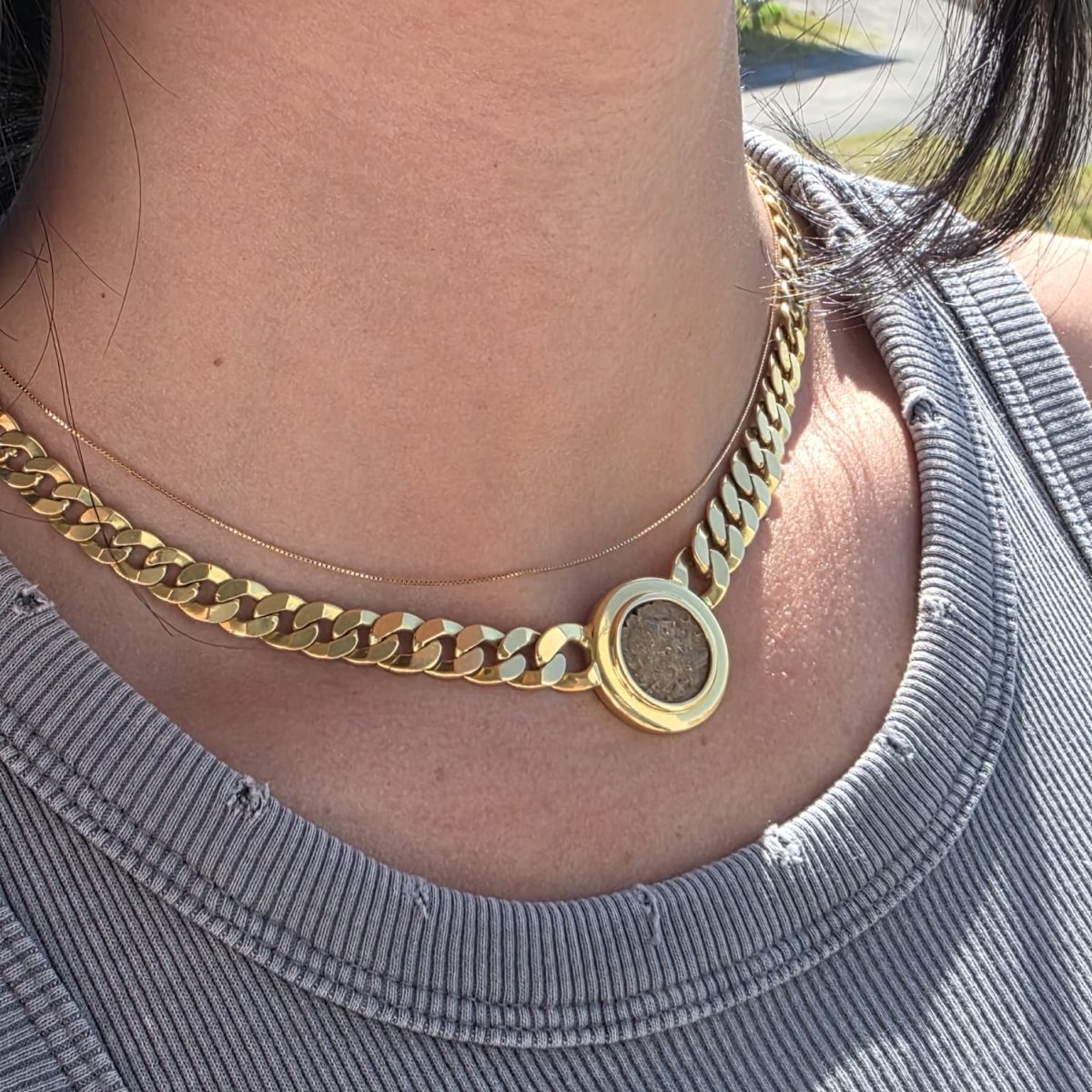 Collier Pendentif en or jaune - Castafiore
