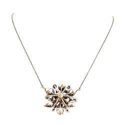 Collier Pendentif en or jaune, argent, rubis et diamants - Castafiore