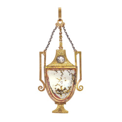 Collier Pendentif en or jaune et argent - Castafiore