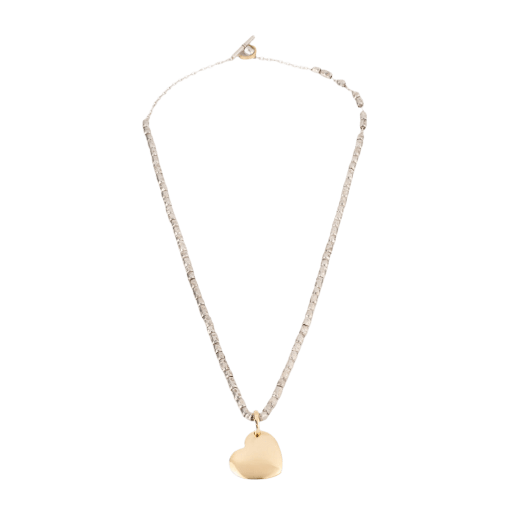 Collier Pendentif en or jaune et argent - Castafiore